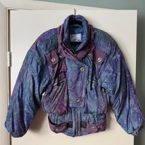 Luxury Vintage High Society Ski Jacket Italy 1980s